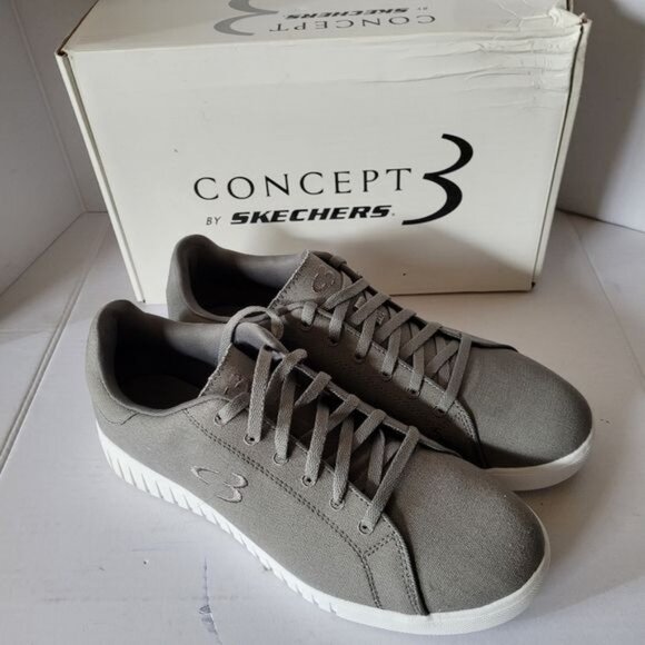 New Men's Concept by Skechers shoes Gray grey size 11 lace up - Picture 1 of 7